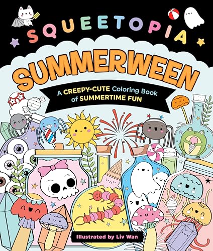 Summerween: A Creepy-Cute Coloring Book of Summertime Fun