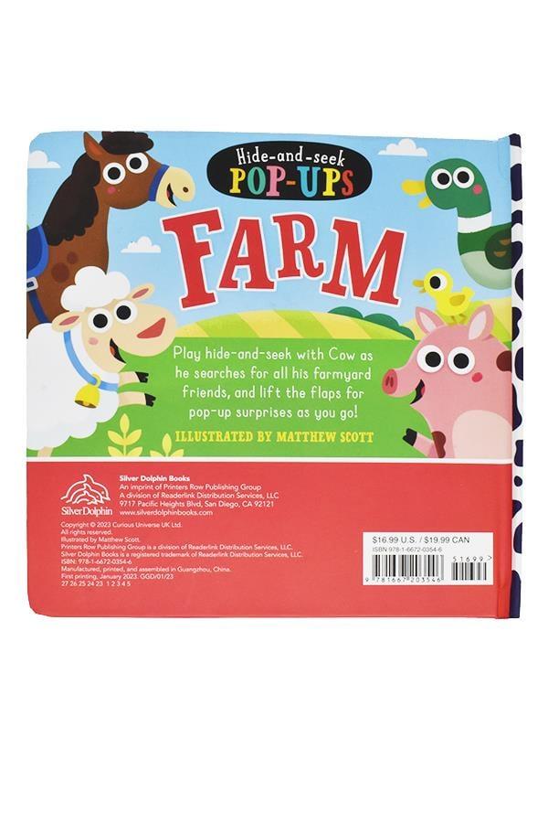 Farm (Hide-and-Seek Pop-Ups) by Silver Dolphin Book Outlet