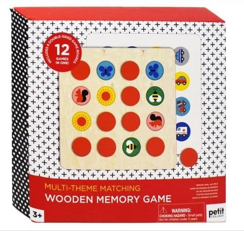 Multi-Theme Matching Wooden Memory Game