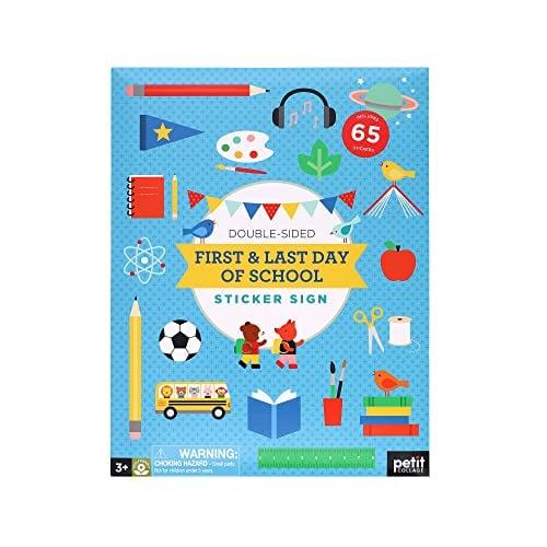 Double-Sided First & Last Day of School Sticker Sign