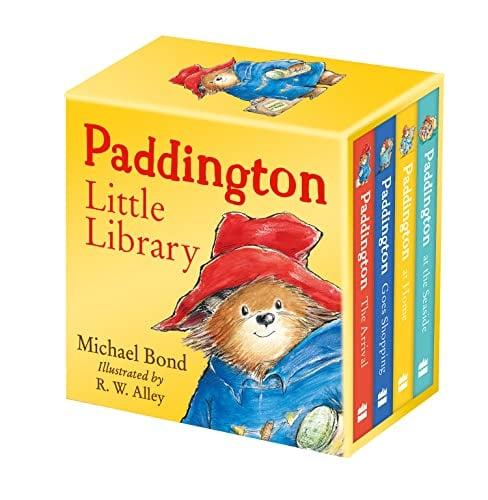 Paddington Little Library 4-Book Box Set (The Arrival/Paddington Goes Shopping/Paddington at Home/Paddington at the Seaside)