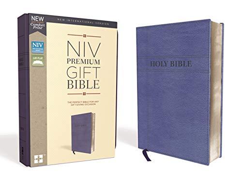 NIV Premium Gift Bible (Navy Leathersoft)