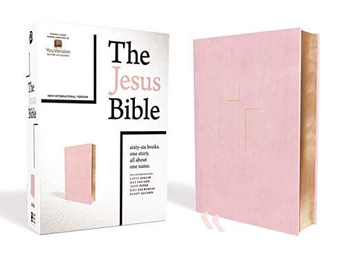 NIV The Jesus Bible (Pink Leathersoft over Board)