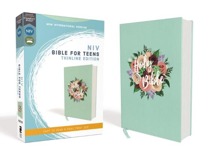 NIV, Bible for Teens, Thinline Edition (Floral Cloth Over Board)
