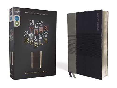 NIV, Teen Study Bible (Blue Leathersoft)