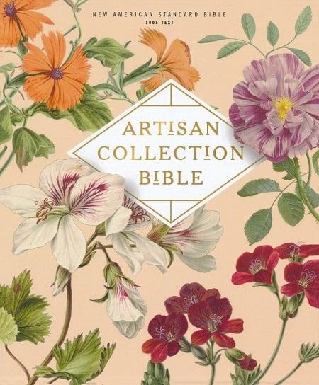 NASB Artisan Collection Bible (Almond Floral Leathersoft)