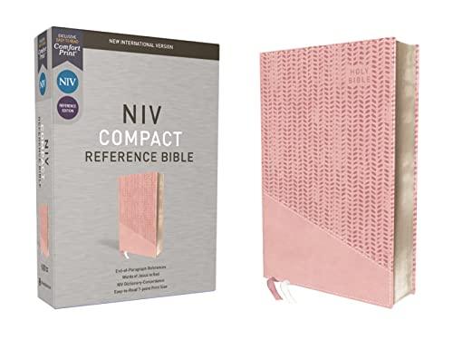 NIV, Compact Reference Bible (Pink, Leathersoft)