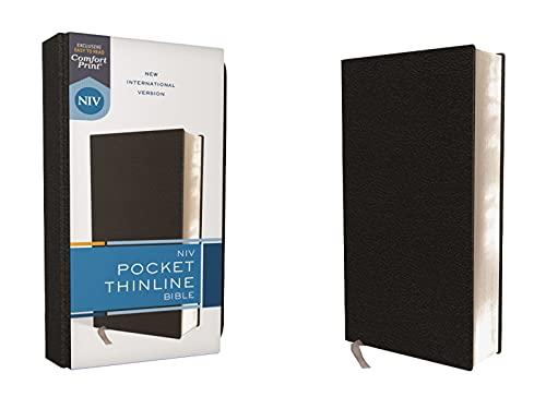 NIV Pocket Thinline Bible (Black Bonded Leather)