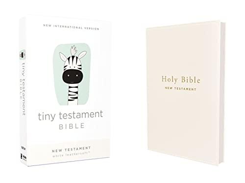 NIV, Tiny Testament Bible (White Leathersoft)
