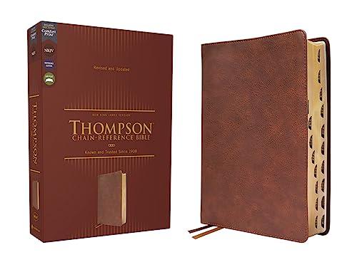 NKJV, Thompson Chain-Reference Bible (Thumb Indexed, Brown Leathersoft)