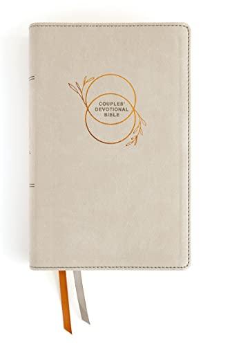 NIV, Couples' Devotional Bible (Stone Leathersoft)