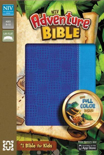 NIV Adventure Bible (Electric-Blue/Ocean Blue Italian Duo-Tone)