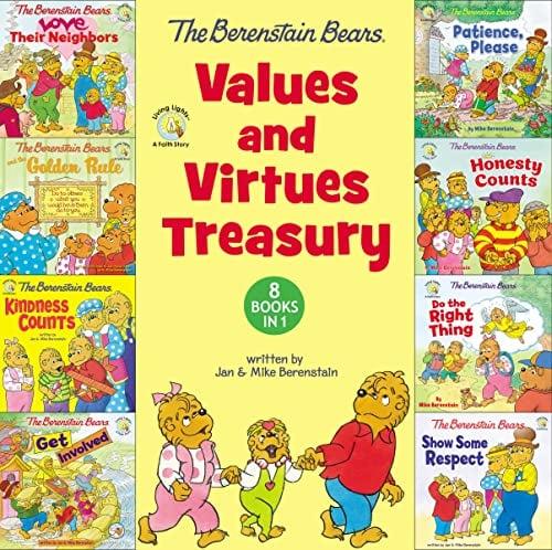 The Berenstain Bears Values and Virtues Treasury (The Berenstain Bears, 8 Books in 1)