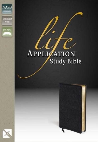 NASB Life Application Study Bible (Black Bonded Leather, Gilded-Gold Pages)