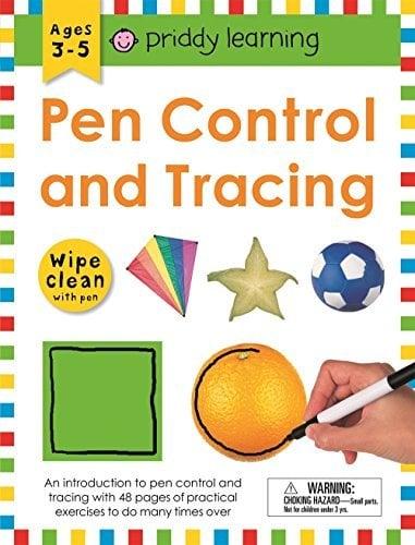 Pen Control and Tracing Wipe Clean Workbook With Pen (Priddy Learning)