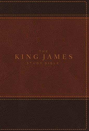 KJV The King James Study Bible (Brown Leathersoft, Full-Color Edition)