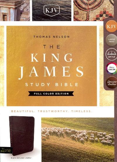 The King James Study Bible (Thumb Indexed, Genuine Black Leather)