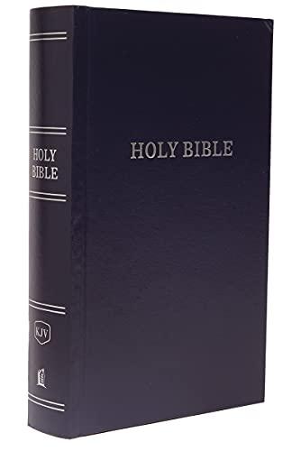 KJV, Large Print, Pew Bible (#2162NA - Navy Hardcover)