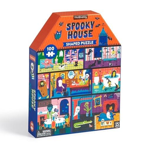 Spooky House 100 Piece Shaped Jigsaw Puzzle
