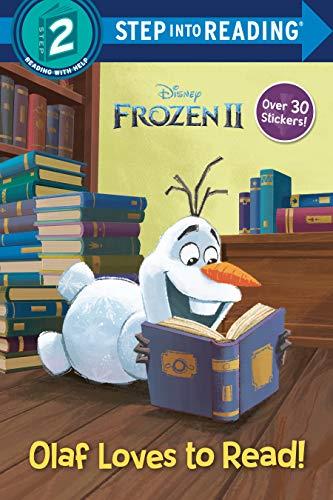 Olaf Loves to Read! (Disney Frozen 2, Step Into Reading Level 2)