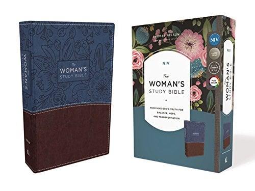 NIV The Woman's Study Bible (Blue/Brown Leathersoft)