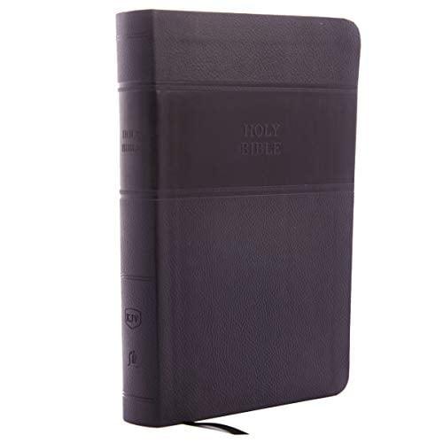 KJV, Personal Size, Giant Print, Reference Bible (Black Leathersoft)