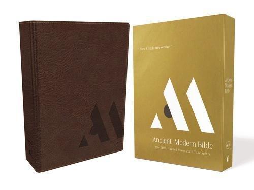 NKJV Ancient-Modern Bible (5543BRN, Brown Leathersoft)