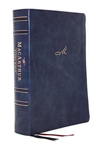 NKJV The MacArthur Study Bible (2nd Edition, 3663NA, Navy Leathersoft)