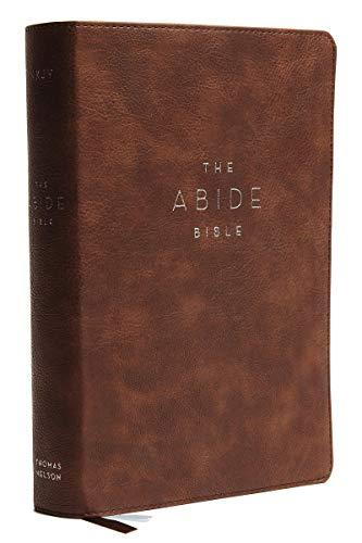 NKJV, Abide Bible (6653BR - Brown Leathersoft)