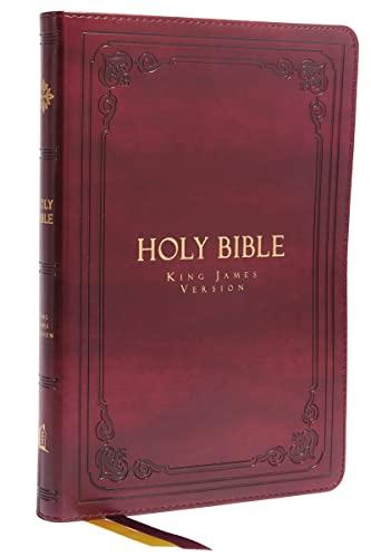 KJV, Large Print Thinline Bible (8673BRG - Burgundy, Leathersoft)