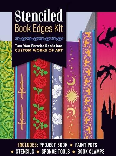 Stenciled Book Edges Kit: Turn Your Favorite Books Into Custom Works of Art