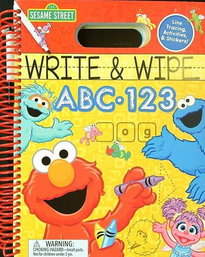 Write & Wipe ABC - 123 (Sesame Street)