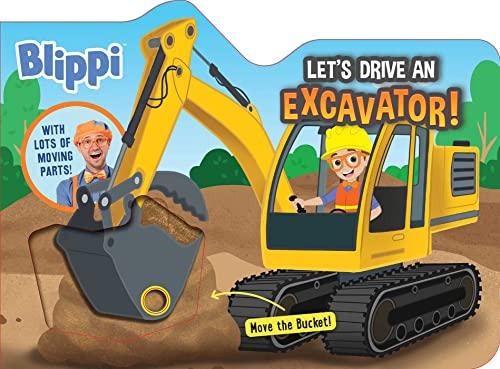 Let's Drive an Excavator! (Blippi)
