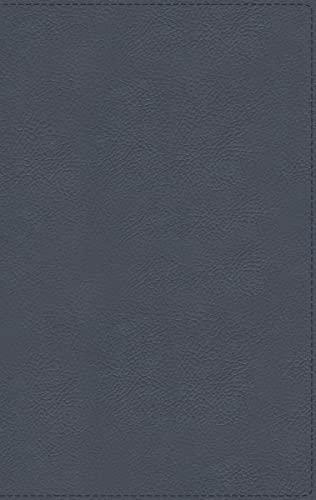 NBLA, Biblia de Estudio MacArthur (Azul Pizarra Piel de Bufalo Genuina)