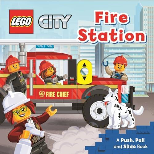 Fire Station Push, Pull, and Slide Book (Lego City)