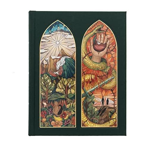 CSB Notetaking Bible, Stained Glass Edition (Emerald Cloth Over Board)