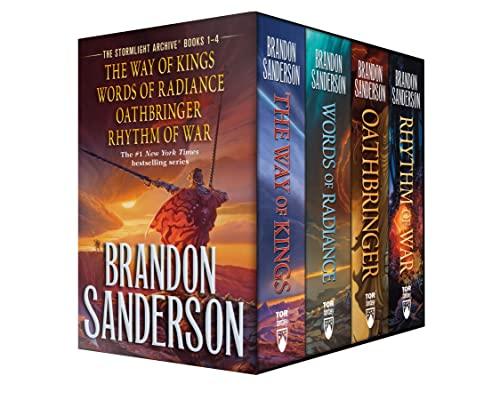Stormlight Archives Books 1-4 (The Way of Kings/Words of Radiance/Oathbringer/Rhythm of War)