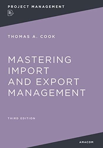 Mastering Import and Export Management (3rd Edition)