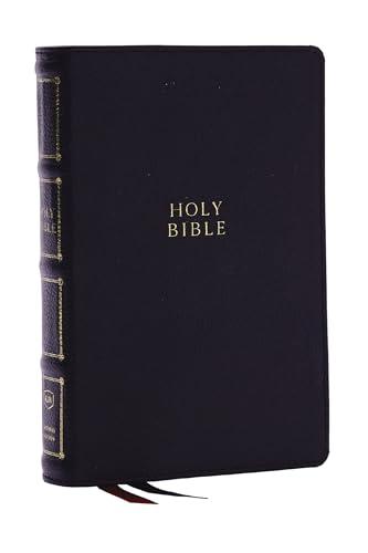 KJV, Compact Center-Column Reference Bible (Thumb-Indexed, #8576BK - Black Genuine Leather)