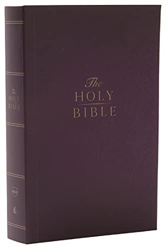 NKJV Compact Paragraph-Style Reference Bible (#5870 Purple Softcover)