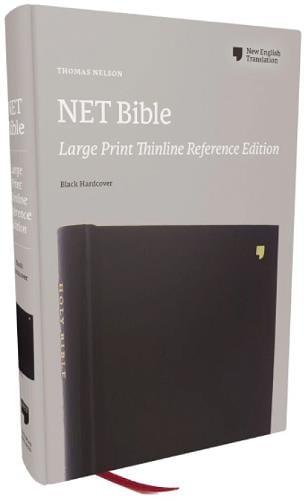 NET Bible, Large Print Thinline References Edition (#4952 - Black)