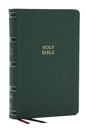 NKJV, Single-Column, Verse-By-Verse Reference Bible (#6793GR - Green Leathersoft)