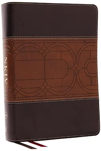 NKJV Study Bible Full-Color Edition (4543BRN, Brown Leathersoft)
