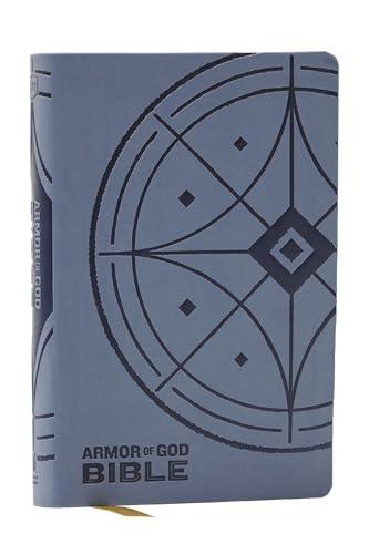 NKJV, Armor of God Bible (#6943GY - Blue/Gray Leathersoft)