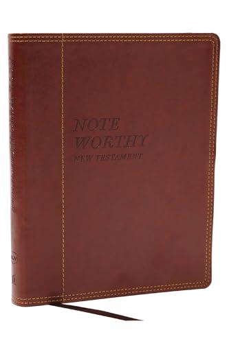 NKJV, NoteWorthy New Testament (#9693BRN - Brown Leathersoft)