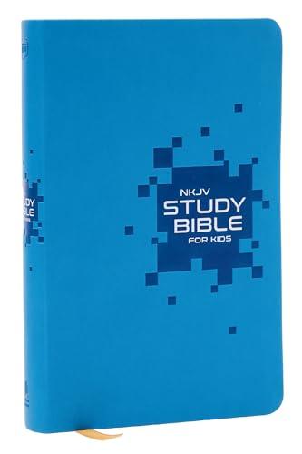 NKJV, Study Bible for Kids (#6693BL - Blue Leathersoft)