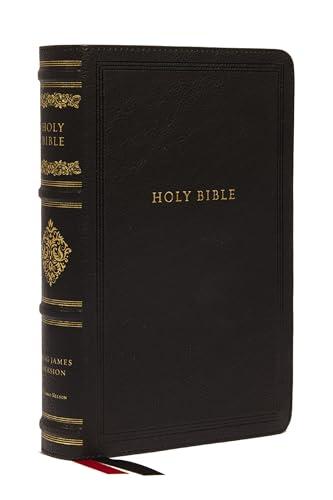 KJV, Large Print Reference Bible (#6633BK - Black Leathersoft, Sovereign Collection)