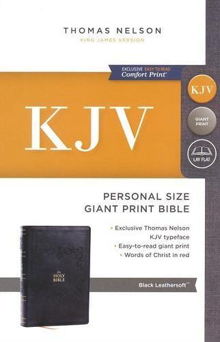 KJV, Personal Size Giant Print Bible (7533BK - Black Leathersoft)