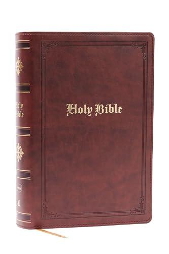 NKJV, Giant Print, Personal Size Bible (#8533BRN - Brown Leathersoft)