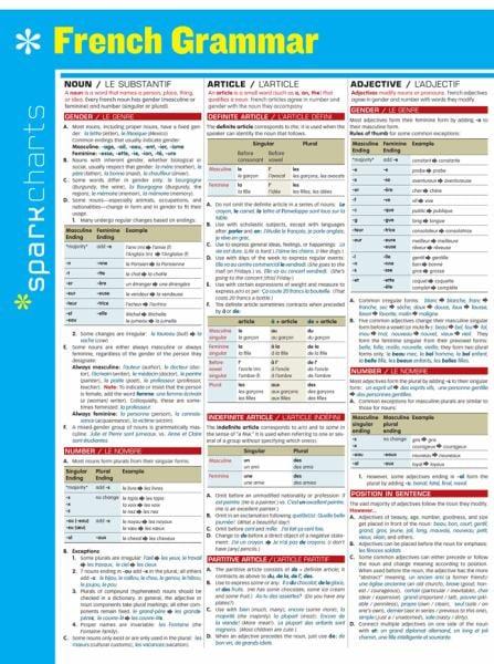 French Grammar (SparkCharts)